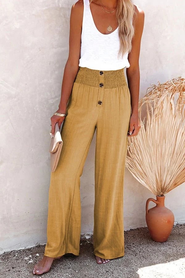 Auriline -Relaxed High-Waist Pants