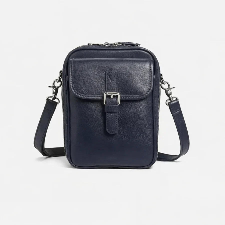 Leather-Look Crossbody Handbag