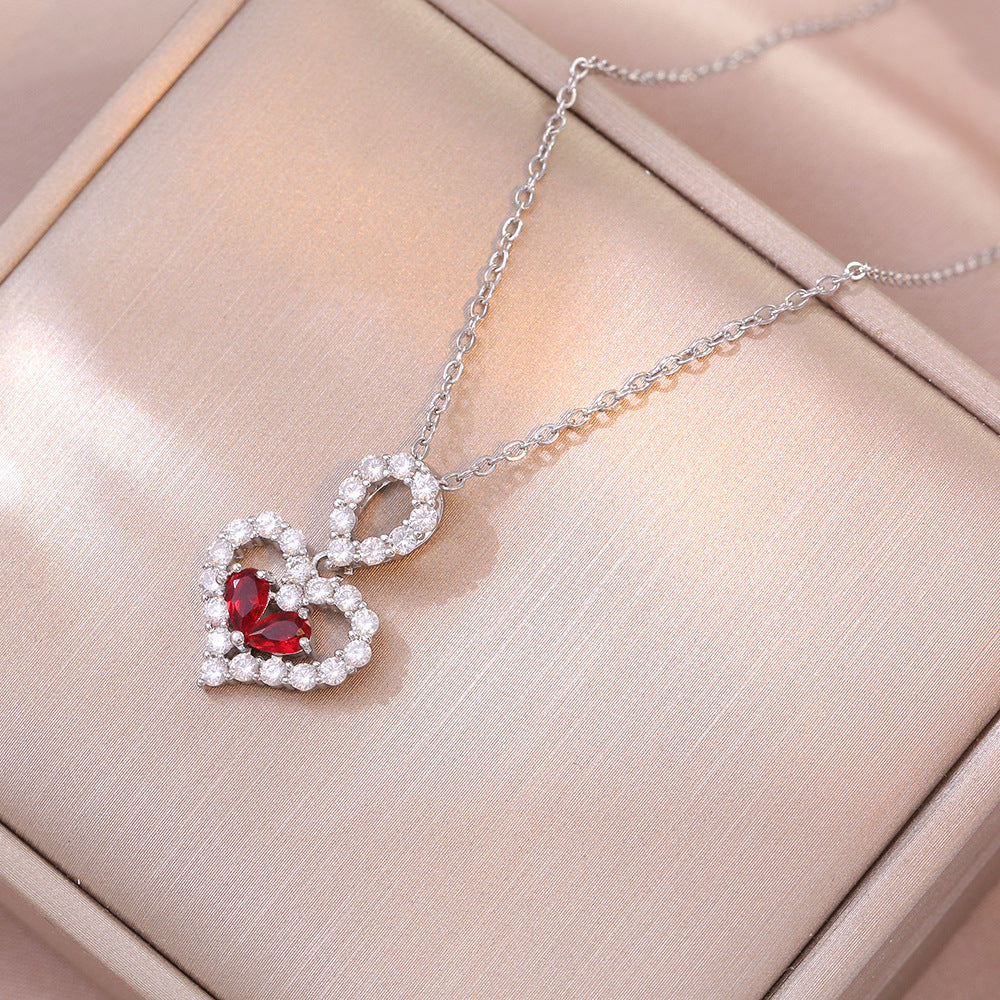 Crystal Heart Luxe Necklace