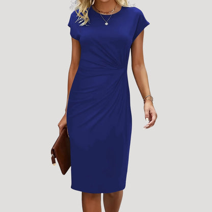 Amara™ Ruched Midi Dress