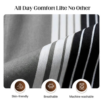 Men's Striped Shirt & Trousers Set