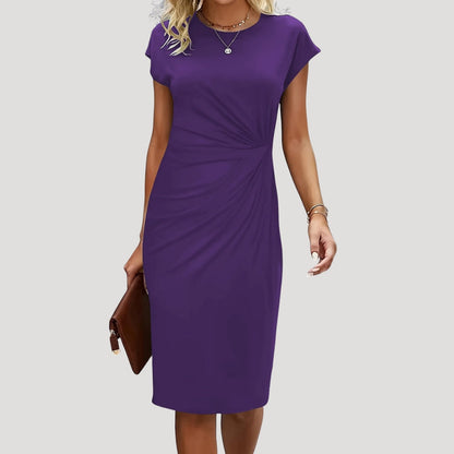 Amara™ Ruched Midi Dress
