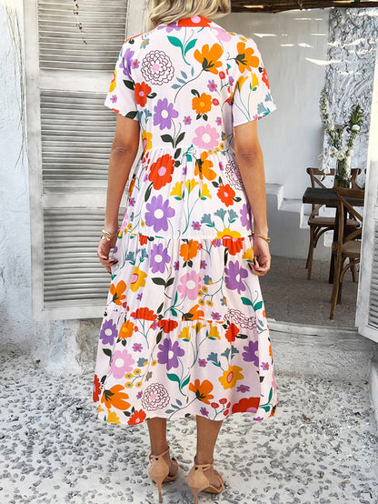 Holiday Harmony Geo Dress