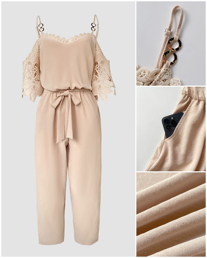 Guinevere Elegant Lace Jumpsuit