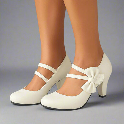 BELLA BOW HEELS