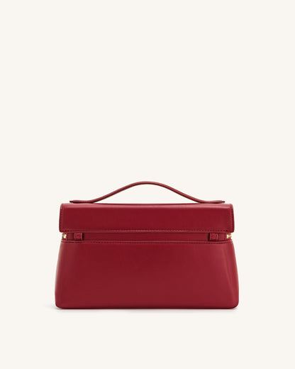 Thea Top Handle Bag - Claret davin luxe
