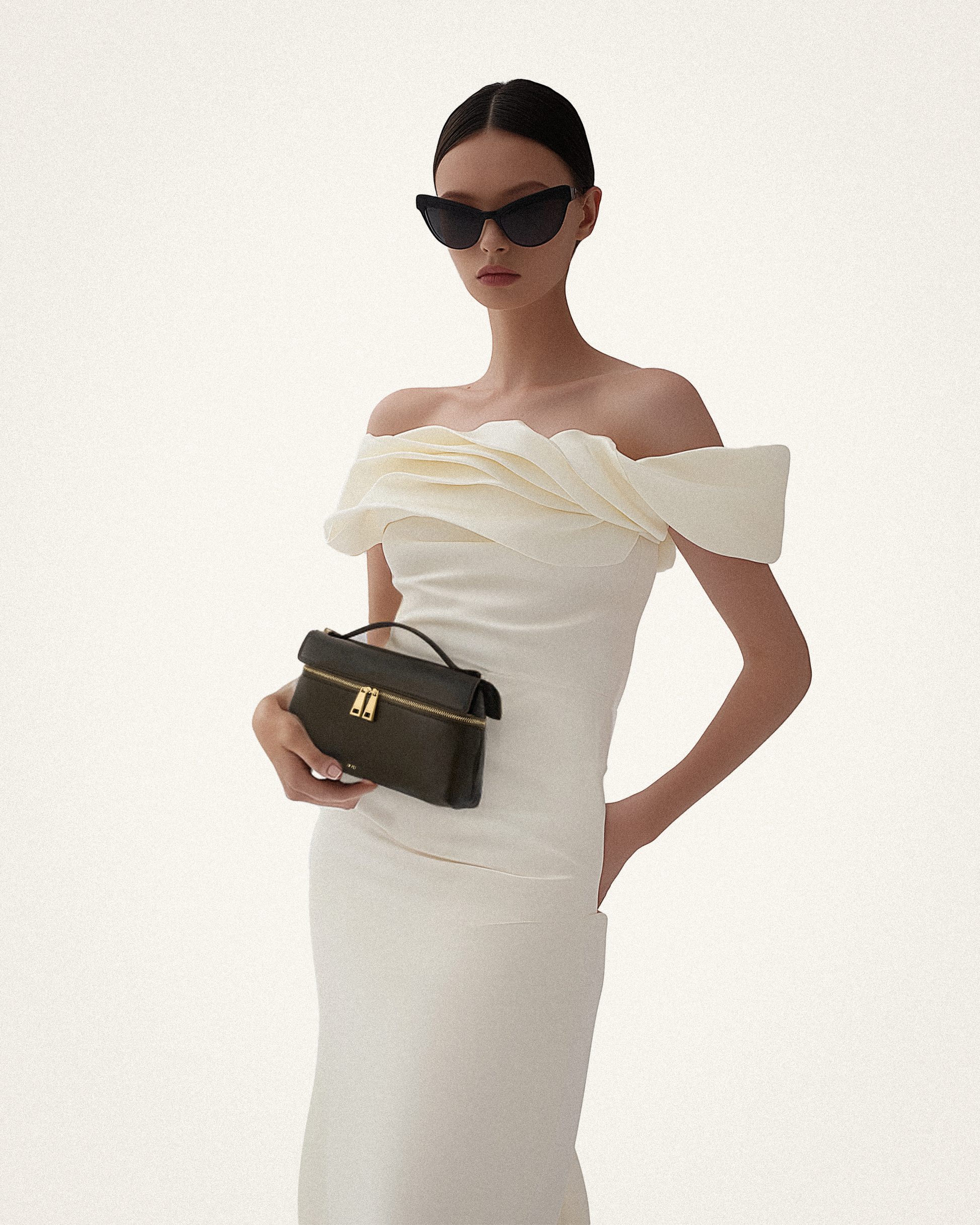 Thea Top Handle Bag - Dark Olive davin luxe