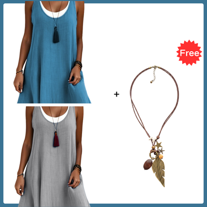 Effortless Two-Piece Look Dress