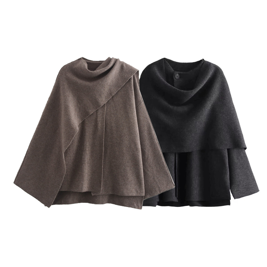 Yasmin™ Elegant Luxury Cape Top Davin lUXE