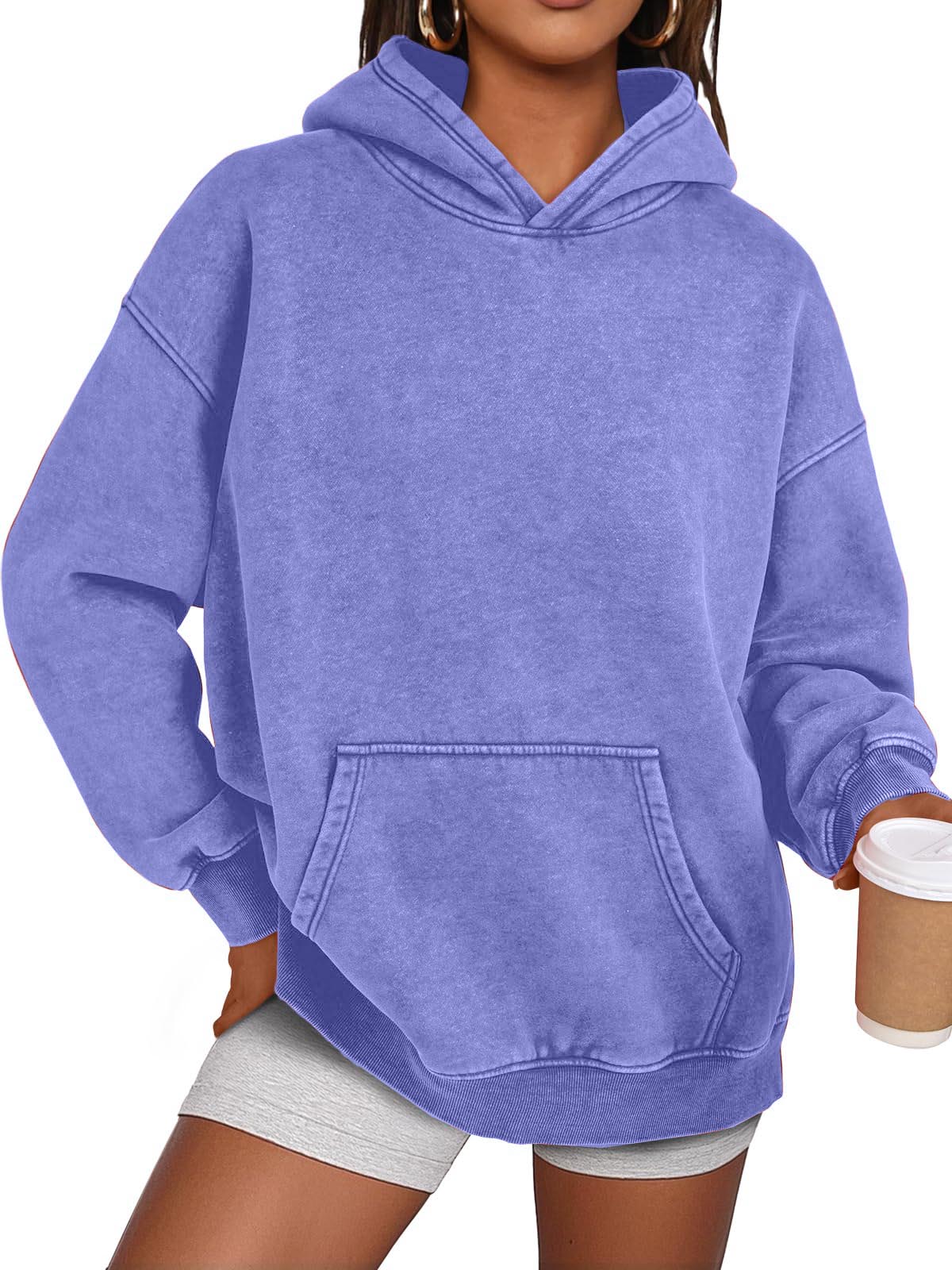 Oversized Acid Wash Hoodie
