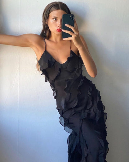 Zara -Ruffled Dress