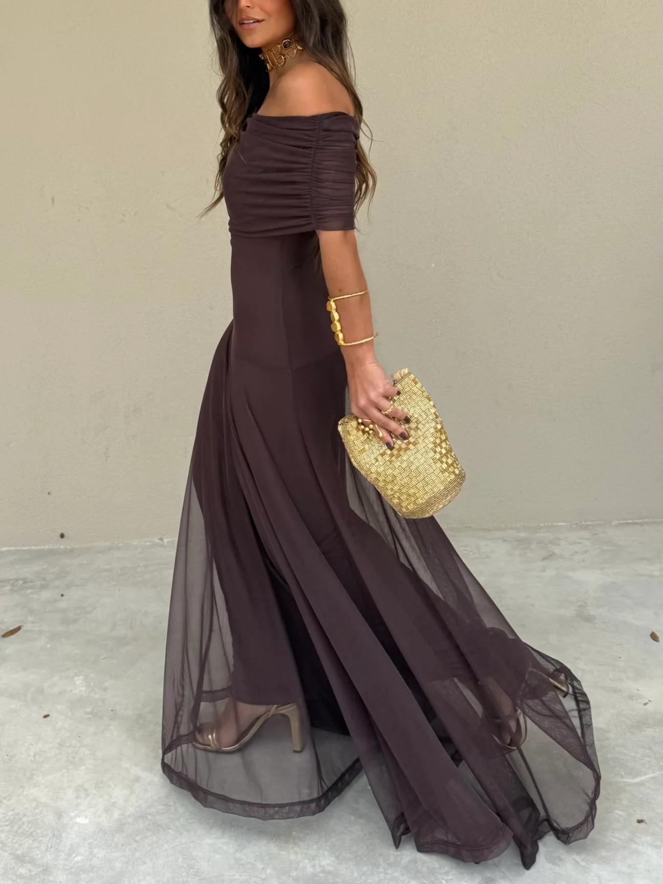 Toledo Elegant One-Shoulder Dress