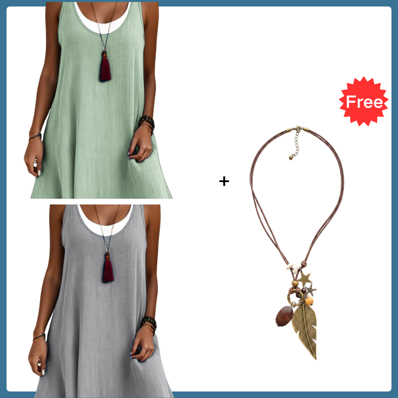 Effortless Two-Piece Look Dress