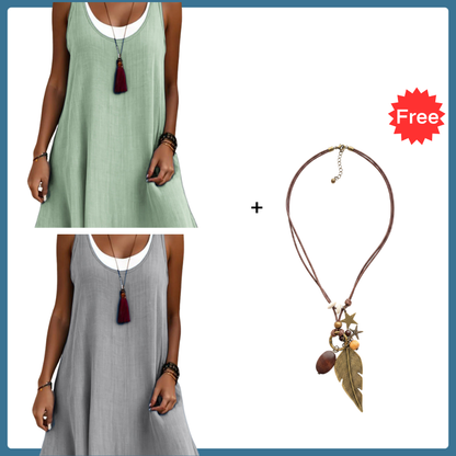 Effortless Two-Piece Look Dress