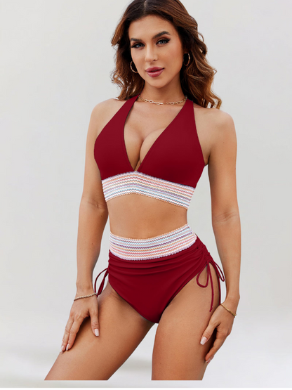 High-Waisted Bikini Set with Tummy Control My Store