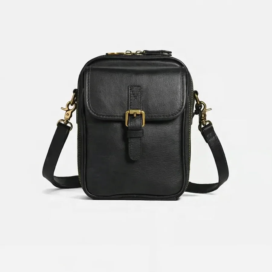 Leather-Look Crossbody Handbag