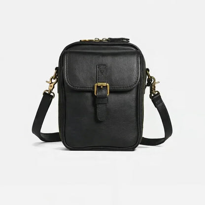 Leather-Look Crossbody Handbag