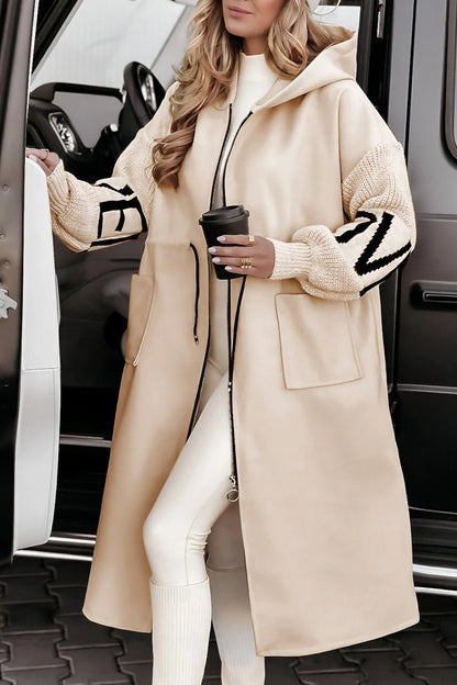 Leona™ Hooded Patchwork Jacket Davin lUXE