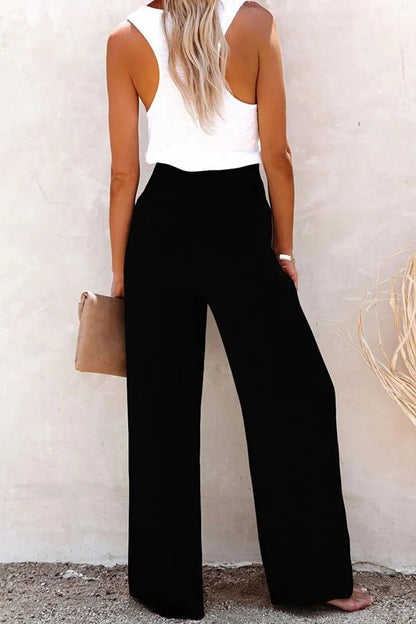 Auriline -Relaxed High-Waist Pants