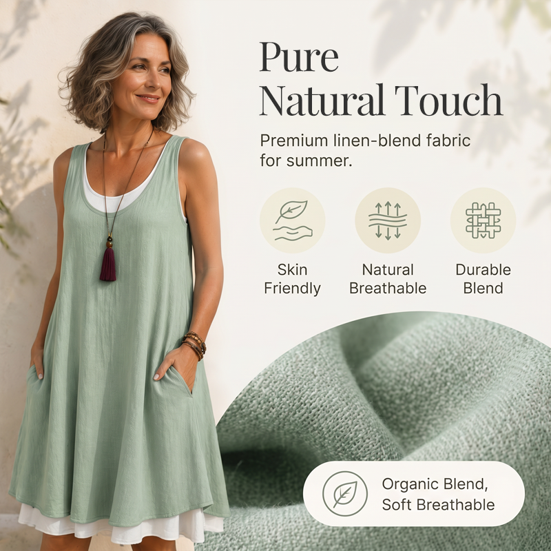 Effortless Two-Piece Look Dress