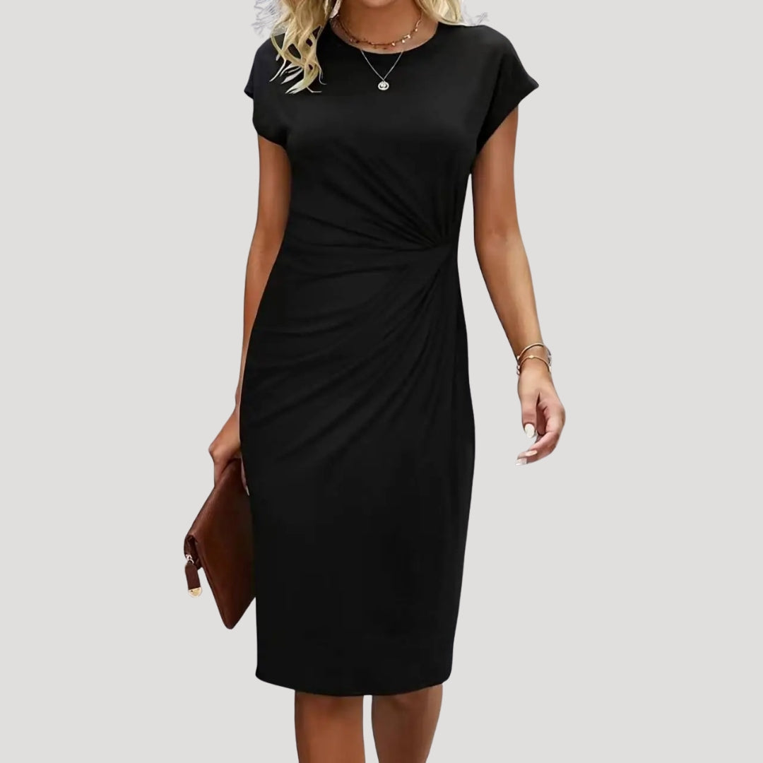 Amara™ Ruched Midi Dress