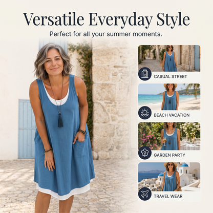 Effortless Two-Piece Look Dress