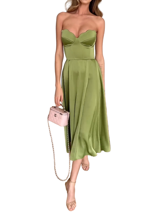 Adyson -Strapless Elegant Dress