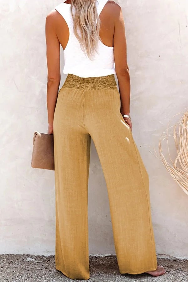 Auriline -Relaxed High-Waist Pants