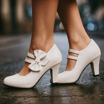 BELLA BOW HEELS