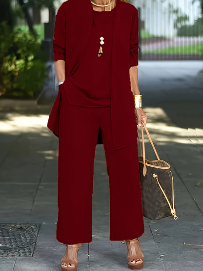 Stylish Chic Three Piece Set