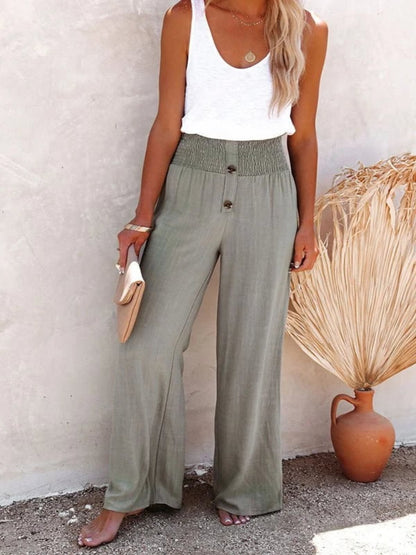 Auriline -Relaxed High-Waist Pants