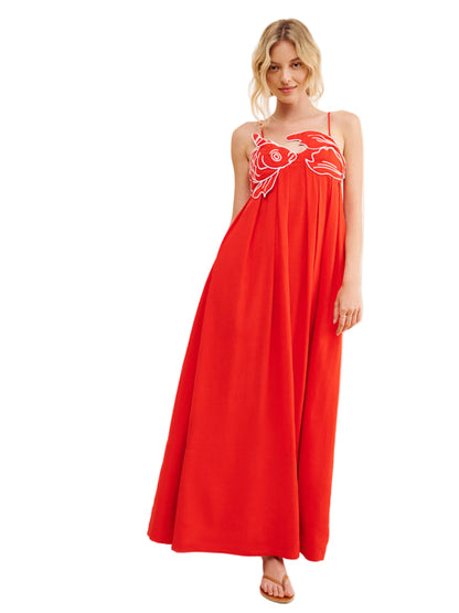 Audrie - Fish Top Maxi Dress