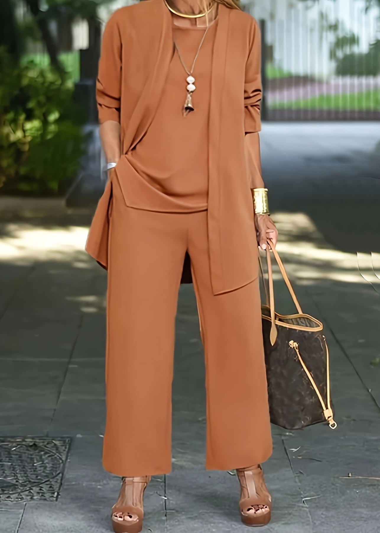 Stylish Chic Three Piece Set