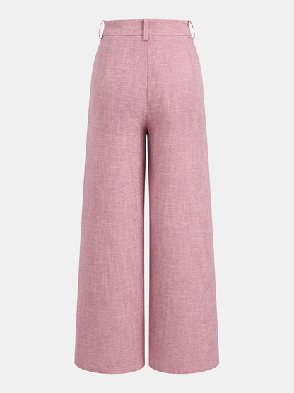 Halter Vest & Wide Leg Pants Set