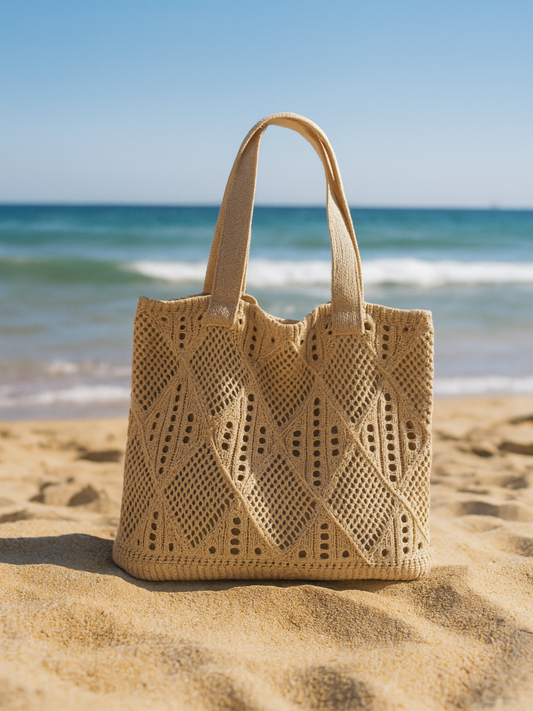 Grace - Hollow Woven Large Capacity Shoulder Bag