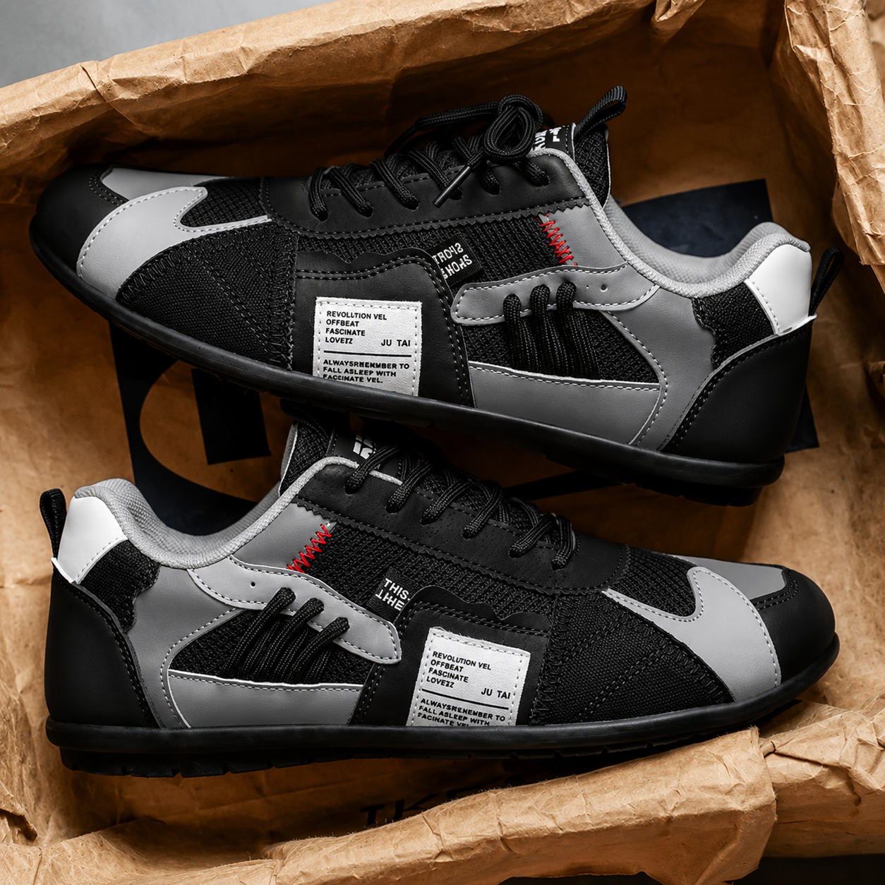 Monaco | Retro Colour-Block Sneakers