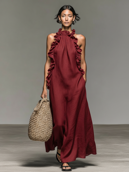 Eleanor Maxi Dress with Pockets