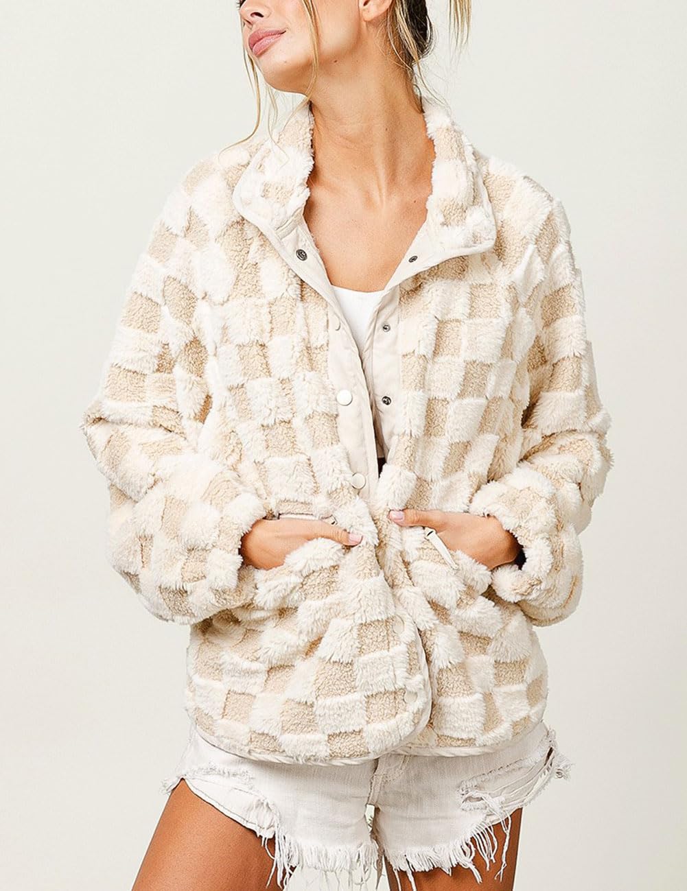 Davin™ Plaid Sherpa Jacket