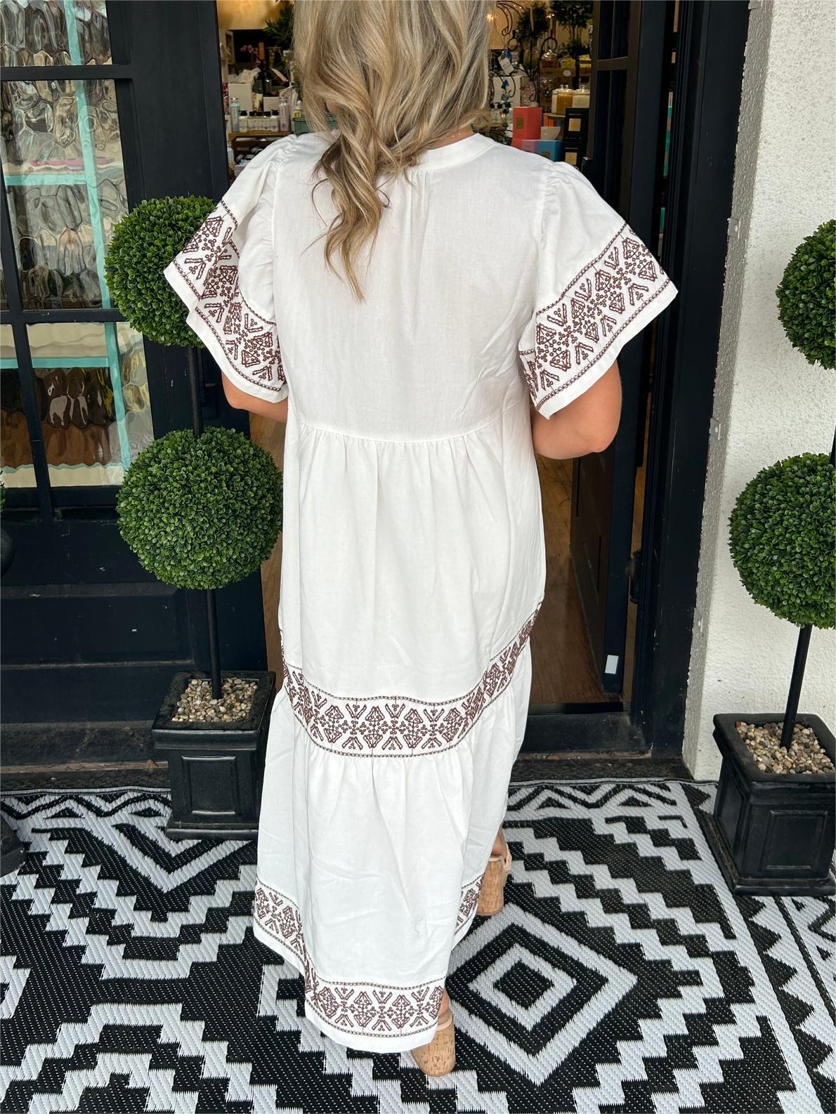 D-Luxe- Elegant Boho Dress
