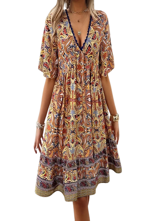 Elaritha - Boho Swing Dress