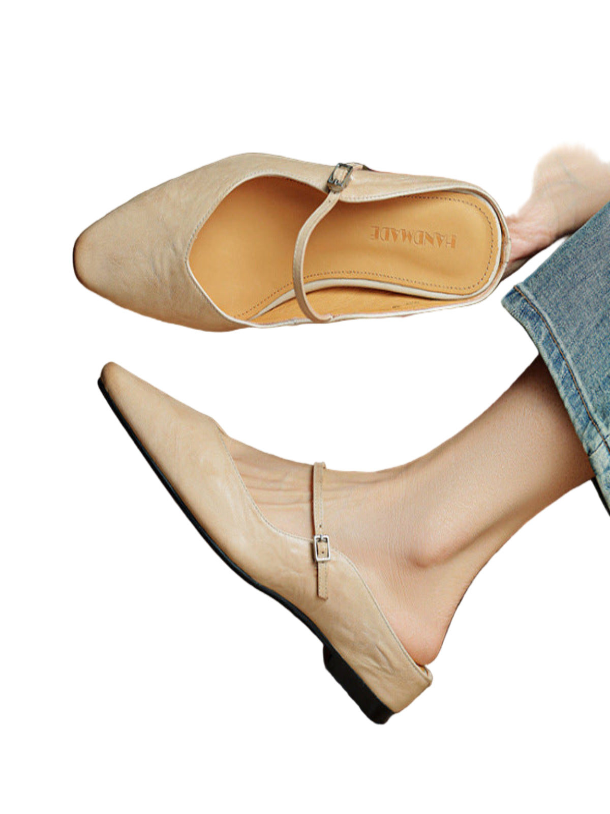 Thea Genuine Leather Mules