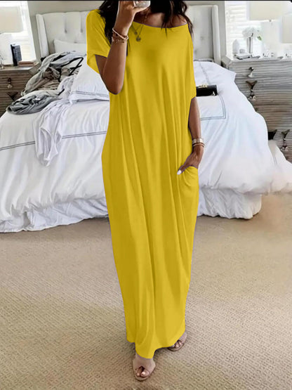 Oversized Off-Shoulder Dress