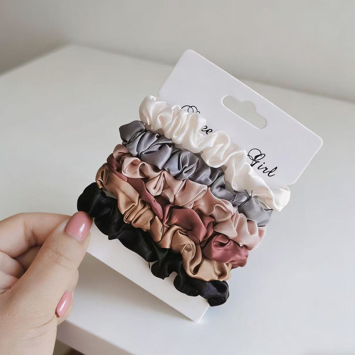 Free Gift - Luxury Satin Scrunchie Set (6 Pack)