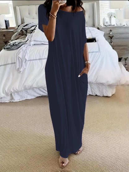 Oversized Off-Shoulder Dress