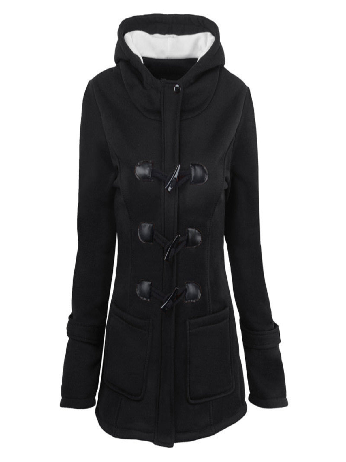 Livia™ Vintage Buckle Hooded Jacket Davin Luxe