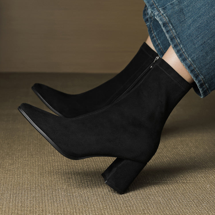 Tylia Genuine Suede Boots