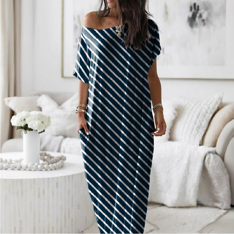 Oversized Off-Shoulder Dress