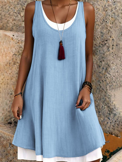 Effortless Two-Piece Look Dress