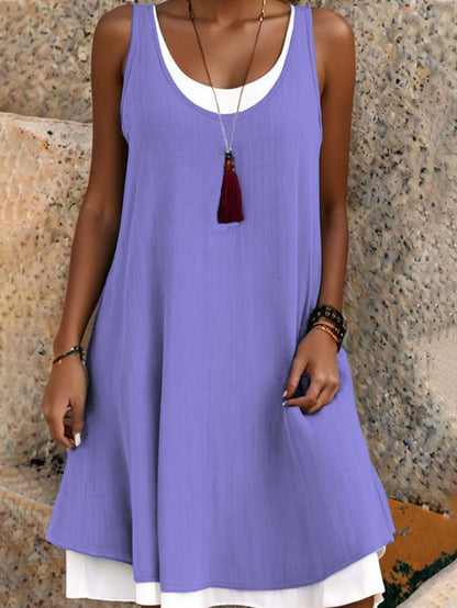 Effortless Two-Piece Look Dress