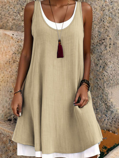 Effortless Two-Piece Look Dress